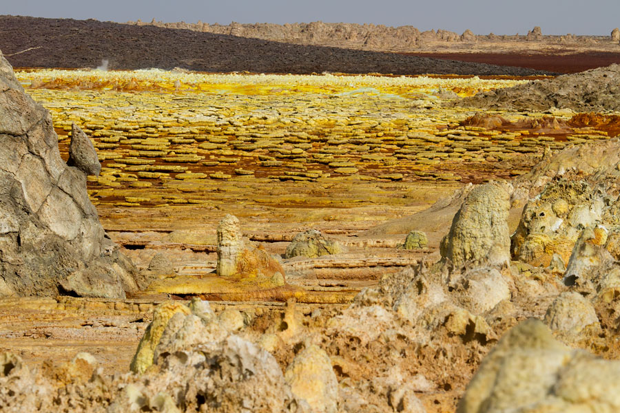  The Dallol Depression, also called Danakil Depression